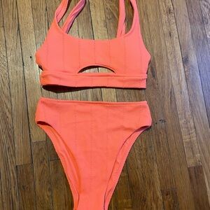 XS Vibrant Orange Bikini Set